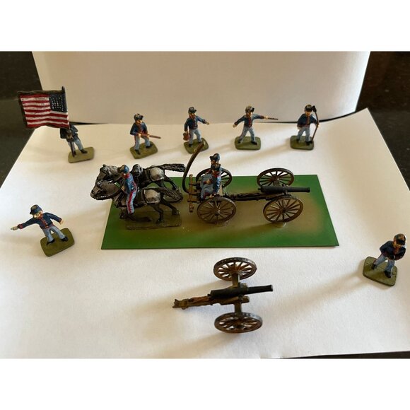 Vtg Custom Cast 1974 The Union Horse Artillery Brigade of the Army - Picture 6 of 10